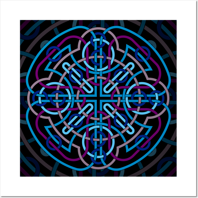 Out There Digital Knotwork Wall Art by Markaneu